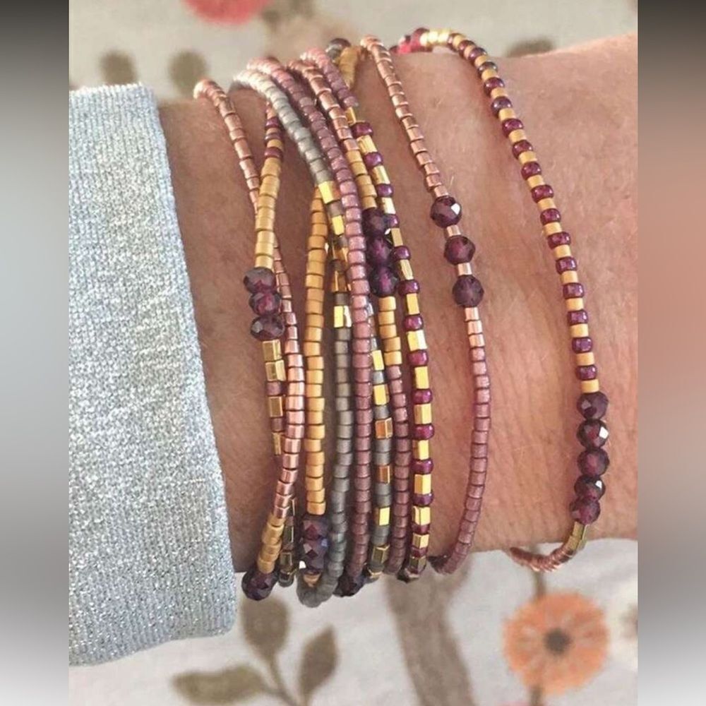 Beaded Bracelet Set #1699